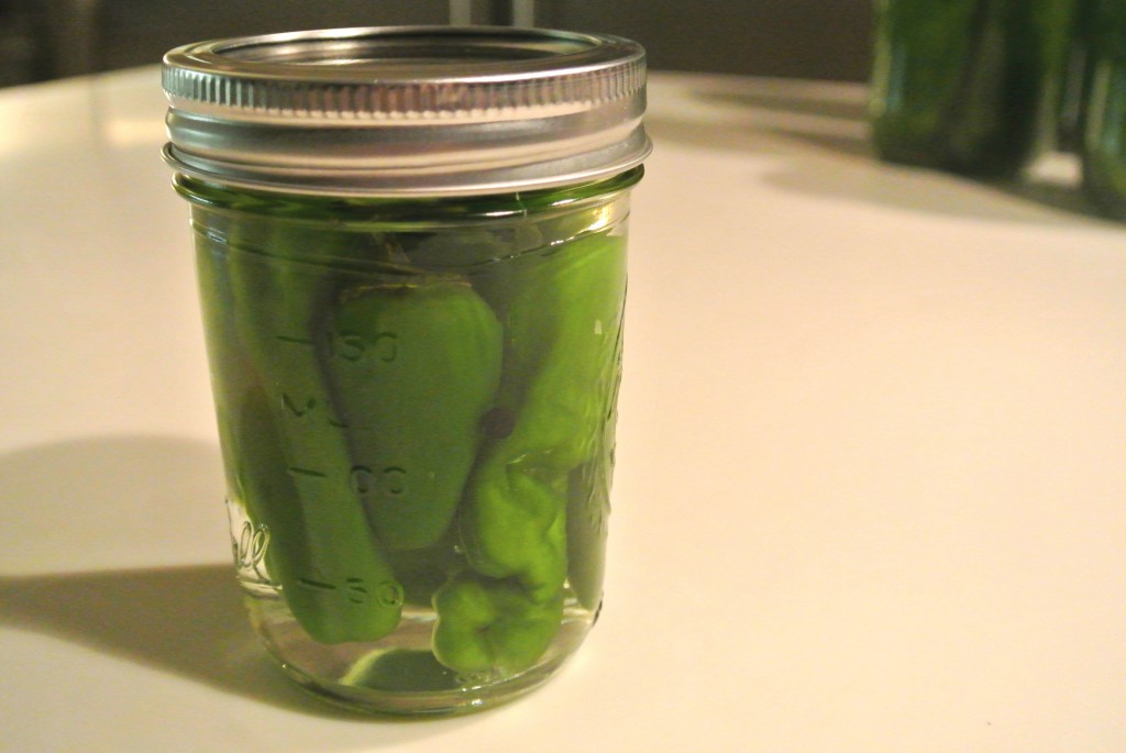 Refrigerator Pickled Peppers