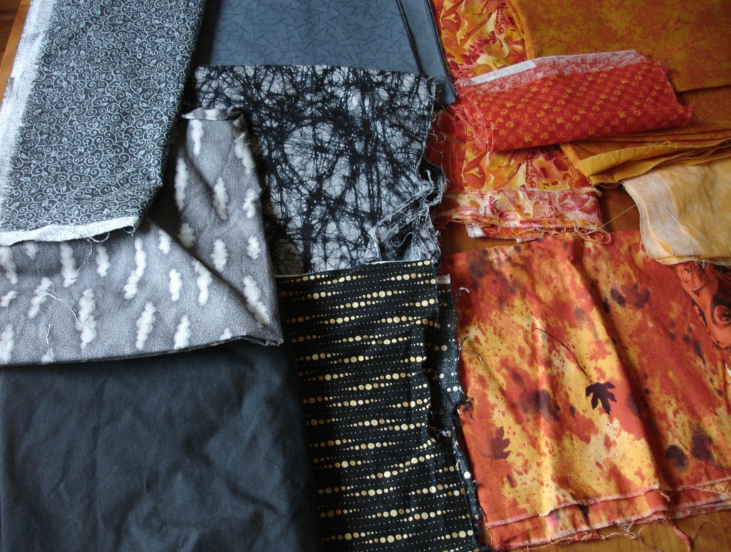 October Table Runner Fabrics