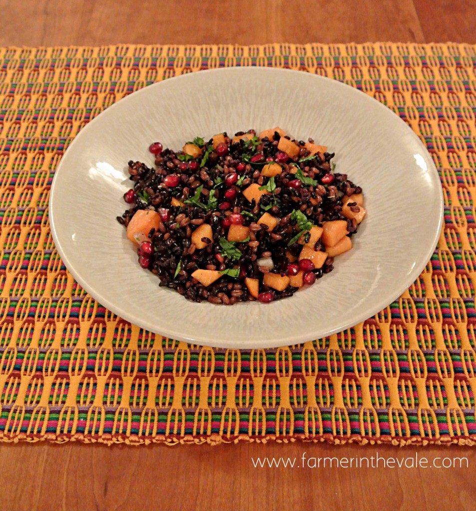 farro_rice_persimmon_pomegranate_salad