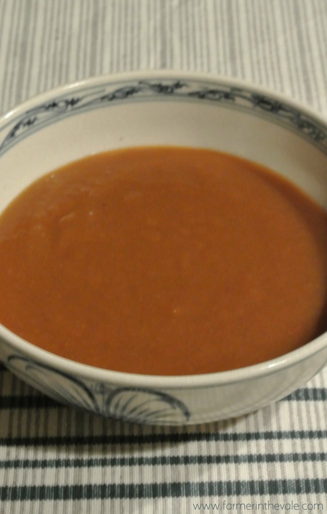 warm persimmon caramel sauce with bourbon