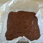 Classic Brownies before cutting