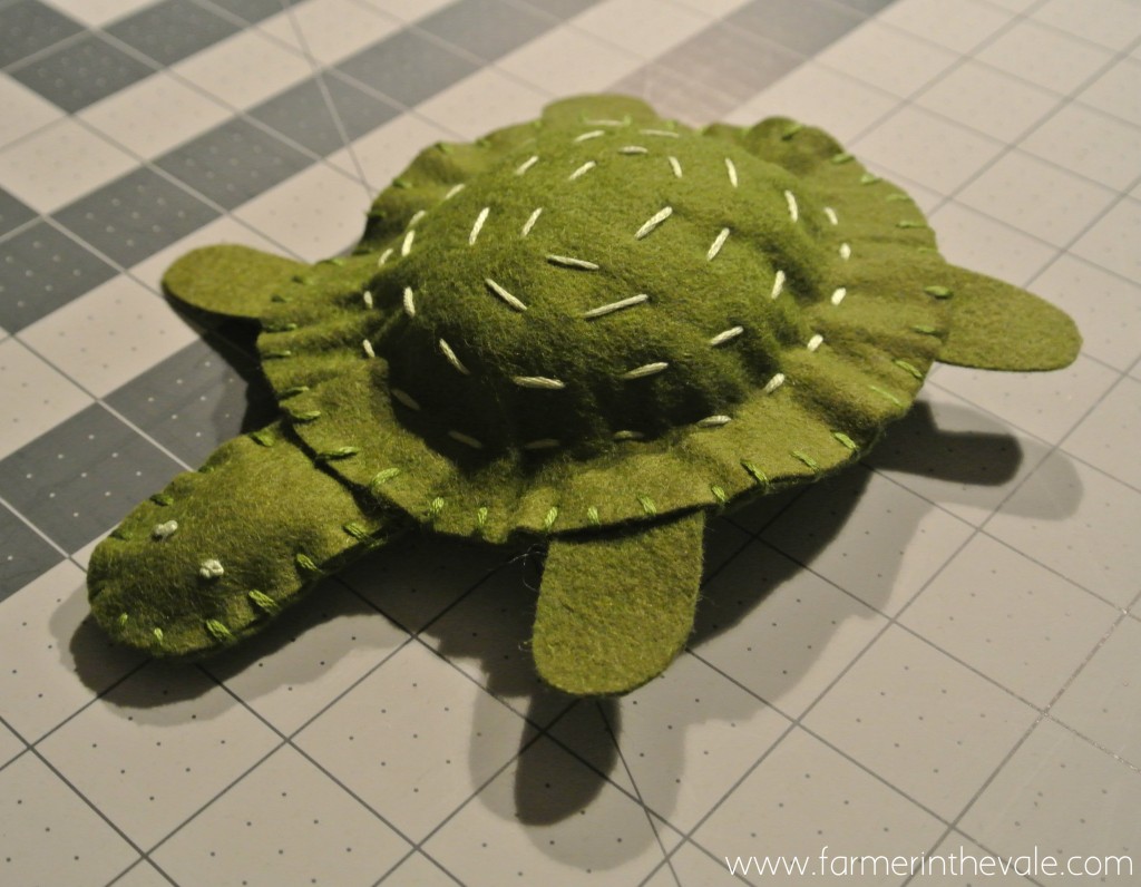 Felt Turtle - The Makeover is Complete