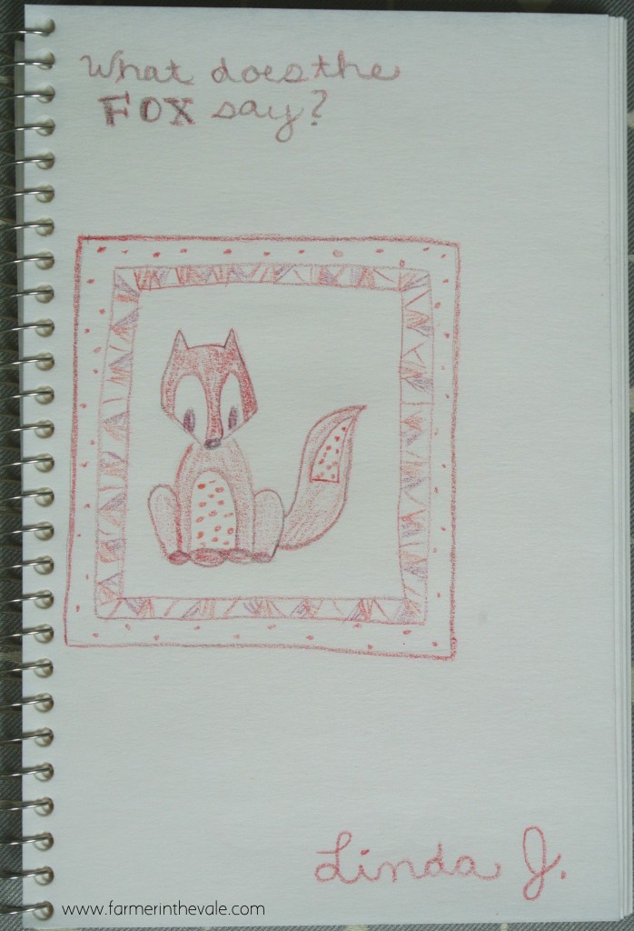 Fox Quilt - Color Sketch