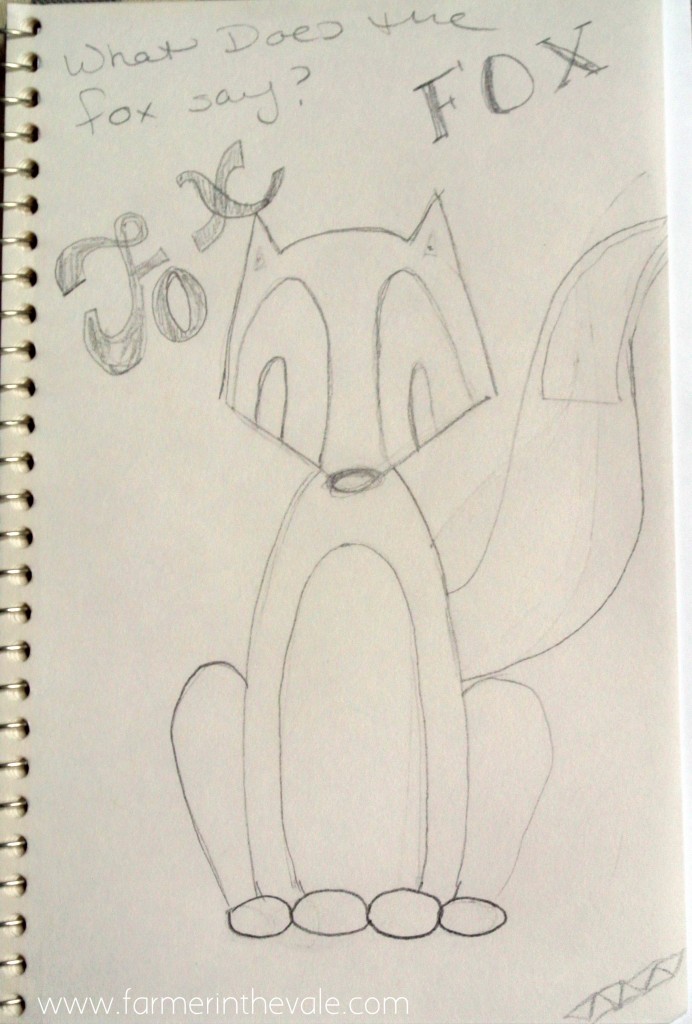 Fox Quilt - First Sketch