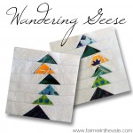 Wandering Geese Quilt Square